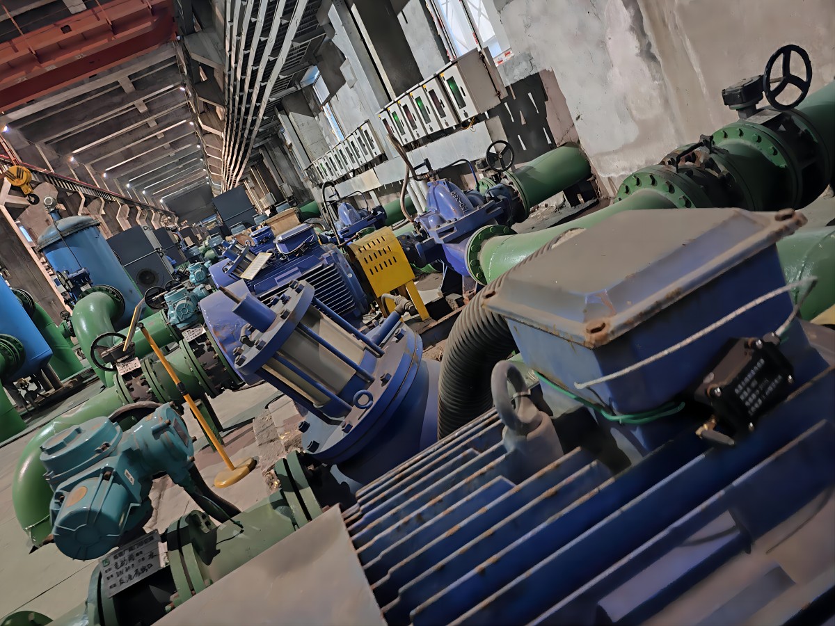 廣西某煉鋼廠水泵電機無線測溫